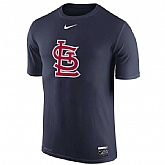St. Louis Cardinals Nike Collection Legend Logo 1.5 Performance WEM T-Shirt - Navy Blue,baseball caps,new era cap wholesale,wholesale hats